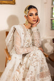 Emaan Adeel Luxury Pret Embroidered Khaddi Net 3Pc Suit LP-08 Raniya