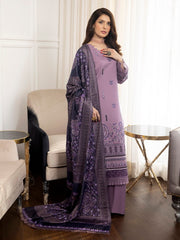ZIMAL by Humdum Unstitched Embroidered Wool 3Pc Suit ZM-07