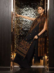 ZIMAL by Humdum Unstitched Embroidered Wool 3Pc Suit ZM-01