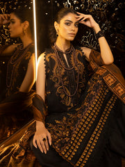 ZIMAL by Humdum Unstitched Embroidered Wool 3Pc Suit ZM-01