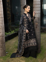 ZIMAL by Humdum Unstitched Embroidered Wool 3Pc Suit ZM-10