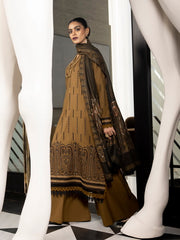 ZIMAL by Humdum Unstitched Embroidered Wool 3Pc Suit ZM-06
