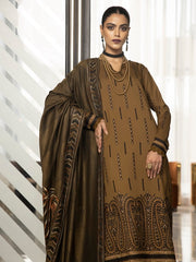 ZIMAL by Humdum Unstitched Embroidered Wool 3Pc Suit ZM-06