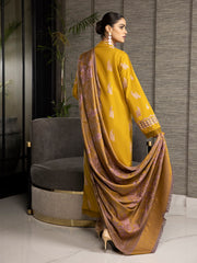 ZIMAL by Humdum Unstitched Embroidered Wool 3Pc Suit ZM-09
