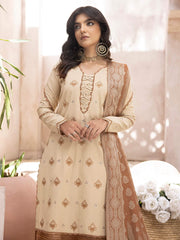 ELAK by Humdum Unstitched Embroidered Khaddar 3Pc Suit EL-08