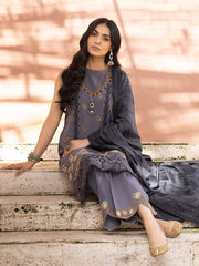 ELAK by Humdum Unstitched Embroidered Khaddar 3Pc Suit EL-07