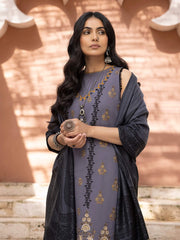 ELAK by Humdum Unstitched Embroidered Khaddar 3Pc Suit EL-07