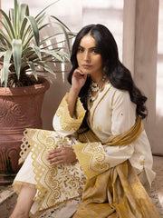 ELAK by Humdum Unstitched Embroidered Khaddar 3Pc Suit EL-02
