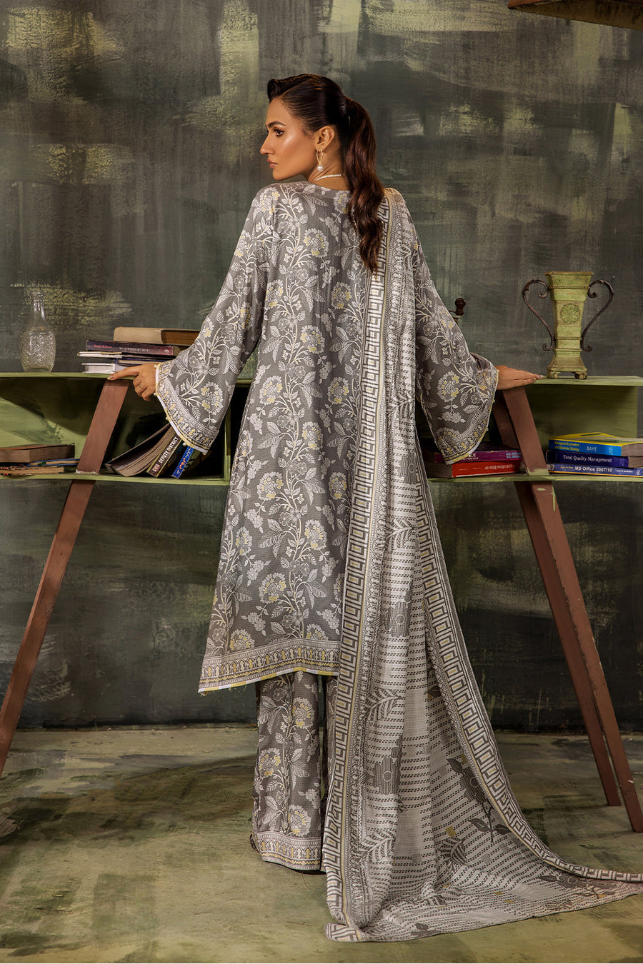 Melora by Safwa Digital Printed Doria Viscose Unstitched 3Pc Suit MLO-01