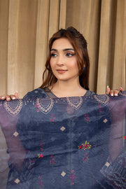 Safwa Bliss Embroidered Lawn Unstitched 3Pc Suit SBL-09