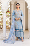 Zimal by Emaan Adeel Embroidered Organza Unstitched 3Pc Suit ZM 03 Arzish