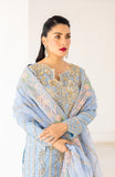 Zimal by Emaan Adeel Embroidered Organza Unstitched 3Pc Suit ZM 03 Arzish