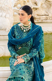 Zimal by Emaan Adeel Embroidered Chiffon Unstitched 3Pc Suit ZM 04 Noori