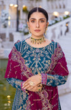 Zimal by Emaan Adeel Embroidered Chiffon Unstitched 3Pc Suit ZM 06 Rumesah