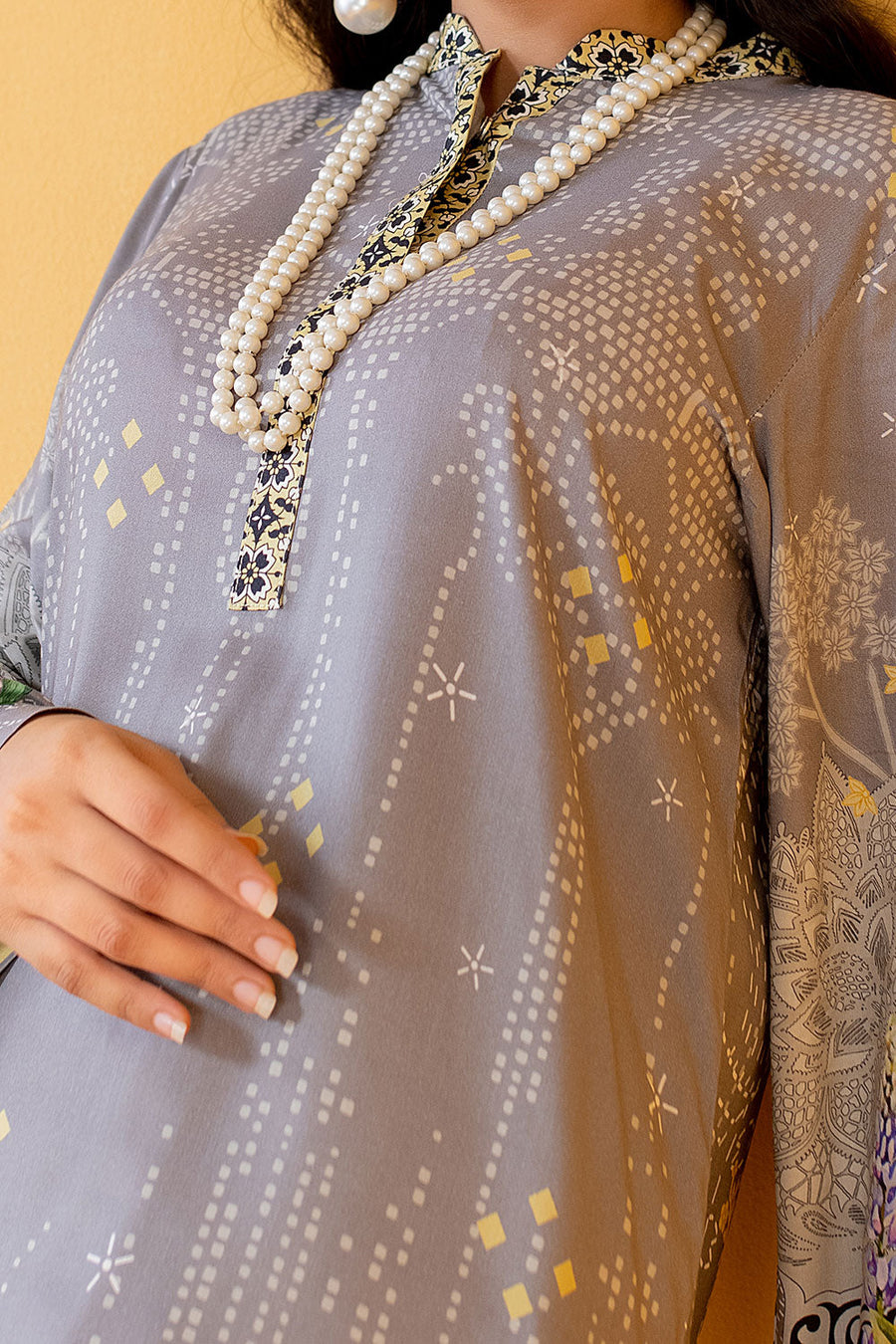 Safwa Tia Digital Printed Viscose Unstitched 1Piece Kurti VTC-05