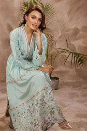 Safwa Embroidered Lawn Pret 2Pc Suit ( Shirt / Trouser ) P000573