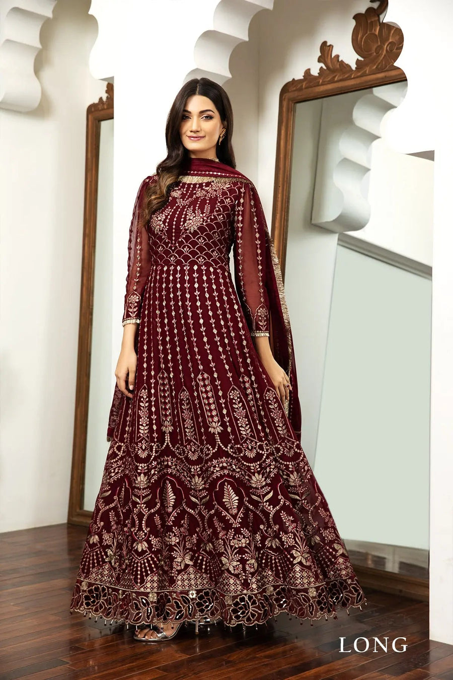Alizeh Fashion Royale DE LUXE Embroidered Chiffon 3Pc Suit D-05 Victoire