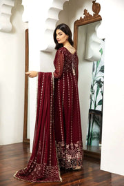 Alizeh Fashion Royale DE LUXE Embroidered Chiffon 3Pc Suit D-05 Victoire
