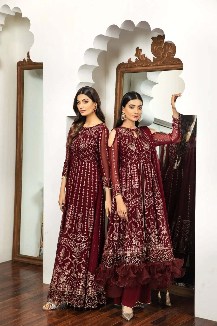 Alizeh Fashion Royale DE LUXE Embroidered Chiffon 3Pc Suit D-05 Victoire