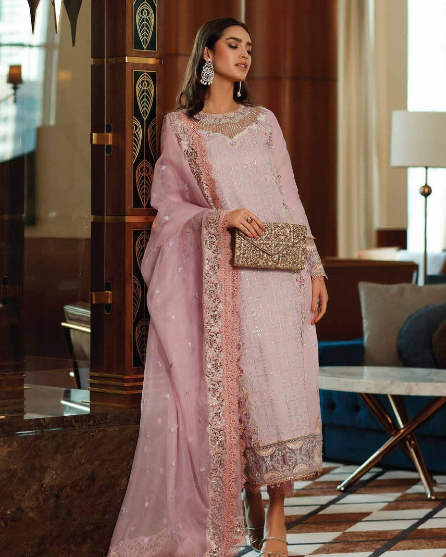 Mushq Astoria Festive Lawn Unstitched Embroidered 3Pc Suit D-06 KENZA