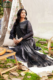 Safwa Kishmish Premium Embroidered Chikankari Lawn Unstitched 3Pc Suit SKH-01