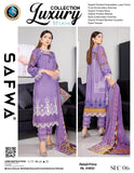 SLC-06 - SAFWA LUXURY 3-PIECE COLLECTION VOL 1 2022 Shop Online | Pakistani Dresses | Dresses |3-Piece Dress