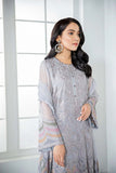 Alizeh Fashion Vol-03 Embroidered Chiffon 3Pc Suit D-07 Zarbin