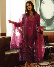 Mushq Astoria Festive Lawn Unstitched Embroidered 3Pc Suit D-08 MIRIAM