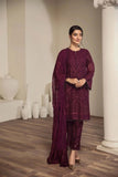 Alizeh Fashion Vol-02 Embroidered Chiffon 3Pc Suit D-08 Zaima