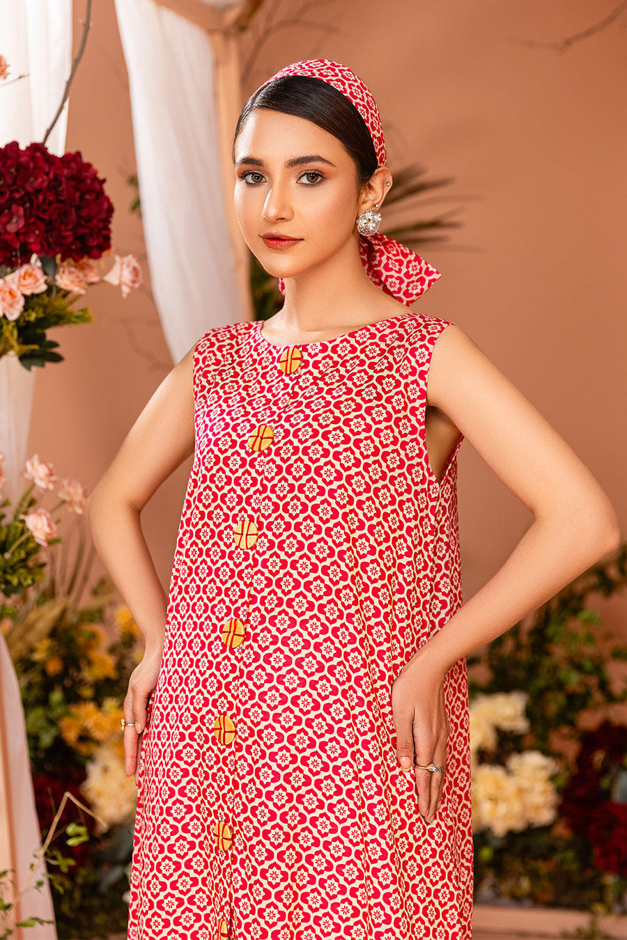 Safwa Orla Unstitched Printed Lawn 2Piece Suit - OR 71