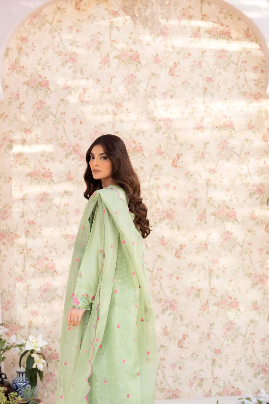 LSS-24-02 Green - 3Pc - LA ROSAA