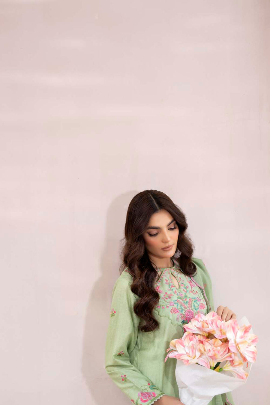 LSS-24-02 Green - 3Pc - LA ROSAA