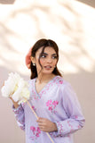 La Rosaa Spring Summer Embroidered Lawn Stitched 2Pc Suit LSS-24-01 Lilac