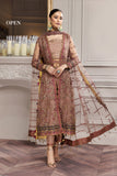 Alizeh Fashion Aqs-e-Dast Unstitched 3Pc Net Suit D-02 Meharma