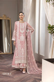 Alizeh Fashion Aqs-e-Dast Unstitched 3Pc Chiffon Suit D-08 Almira