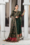 Alizeh Fashion Vasl-e-Meeras Unstitched Formal 3Pc Suit - 01 Naulakha
