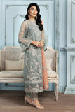 Alizeh Fashion Mah-e-Ru Unstitched Formal 3PC Suit D-01 Zamair