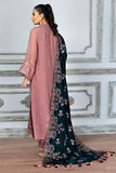 Alizeh Fashion Mah-e-Ru Unstitched Formal 3PC Suit D-10 Mahogany