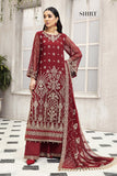 Alizeh Fashion Ik Dastaan Embroidered Chiffon 3Pc Suit D-03 AASHNA