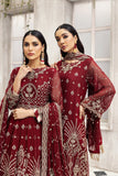 Alizeh Fashion Ik Dastaan Embroidered Chiffon 3Pc Suit D-03 AASHNA