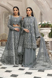 Alizeh Fashion Ik Dastaan Embroidered Chiffon 3Pc Suit D-05 MANZIL