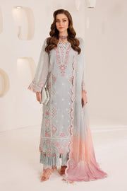 Alizeh Dhaagay Embroidered Chiffon Unstitched 3Pc Suit AF-DHG-5030-Mahrosh