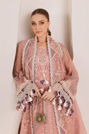 Alizeh Dhaagay Embroidered Chiffon Unstitched 3Pc Suit AF-DHG-5032-Aabia