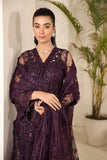 Alizeh Fashion Lamhay Festive Embroidered Net 3Pc Suit V15D08 - Maya