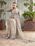 House of Nawab Gul Mira Luxury Formal Unstitched Saree 01-HESAN