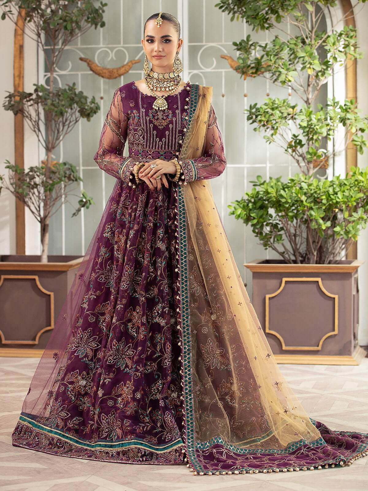 House of Nawab Gul Mira Luxury Formal Unstitched 3PC Suit 10-AFAK