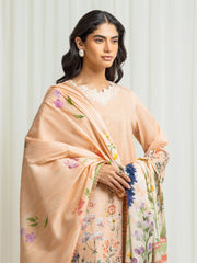 edenrobe Premium Festive Unstitched Lawn 3Pc Suit EWU6V1-33010