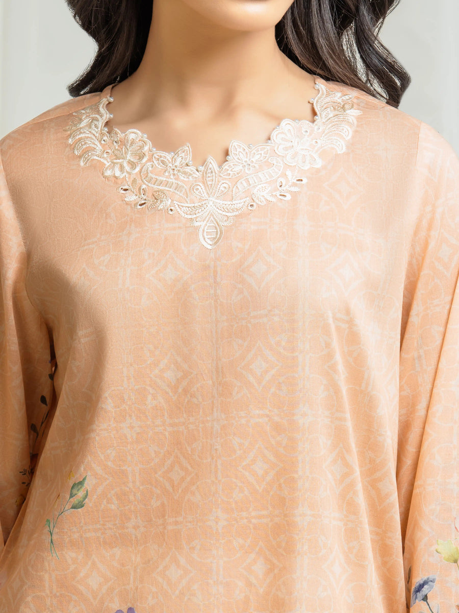 edenrobe Premium Festive Unstitched Lawn 3Pc Suit EWU6V1-33010