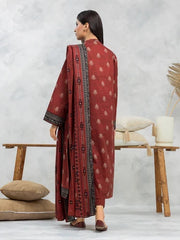 edenrobe Allure Lawn Unstitched Printed 3Pc Suit EWU24A1-29095