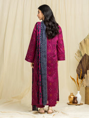 edenrobe Allure Lawn Unstitched Printed 3Pc Suit EWU24A1-29064